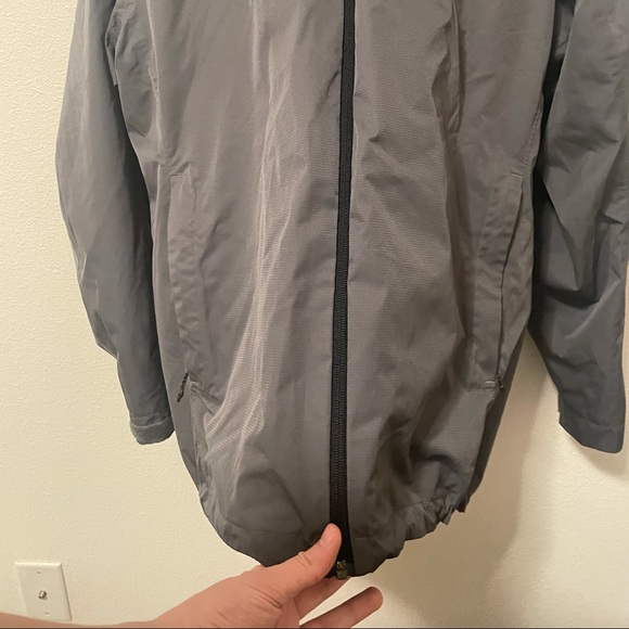 Adidas Zip Up Jacket Hoodie Size Large Men’s Grey - Picture 3 of 9